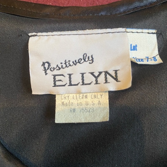 Vintage Black Sequin Sleeveless Mini Dress - Picture 7 of 8